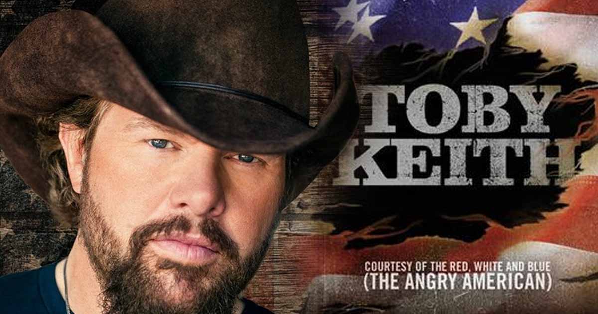 Toby Keith Shows His Patriotism with "Courtesy of the Red, White, and Blue (The Angry American)"