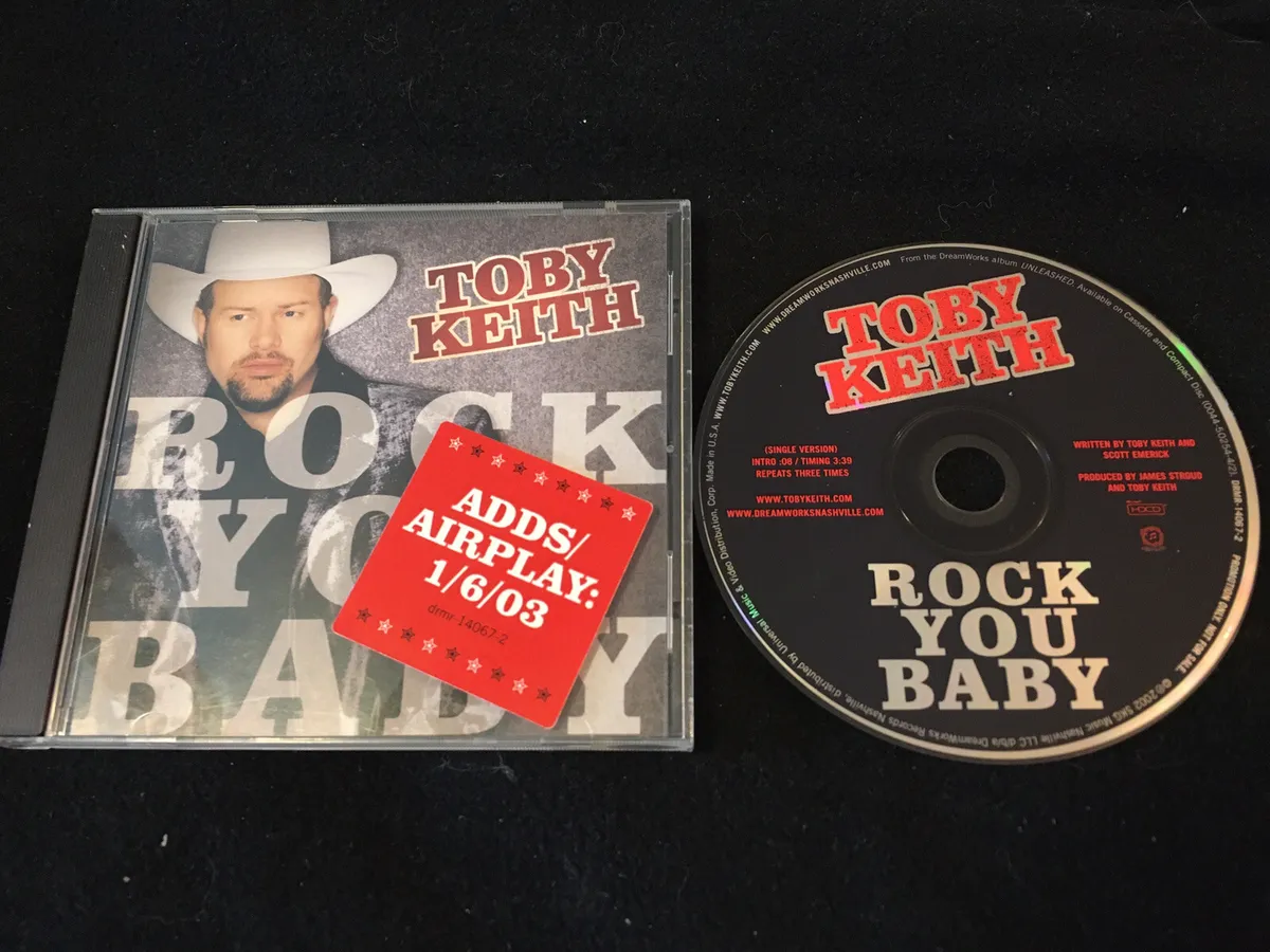 Toby Keith ROCK YOUR BABY (Single Version) Radio PROMO DJ CD 2002 3 trk + LYRICS | eBay