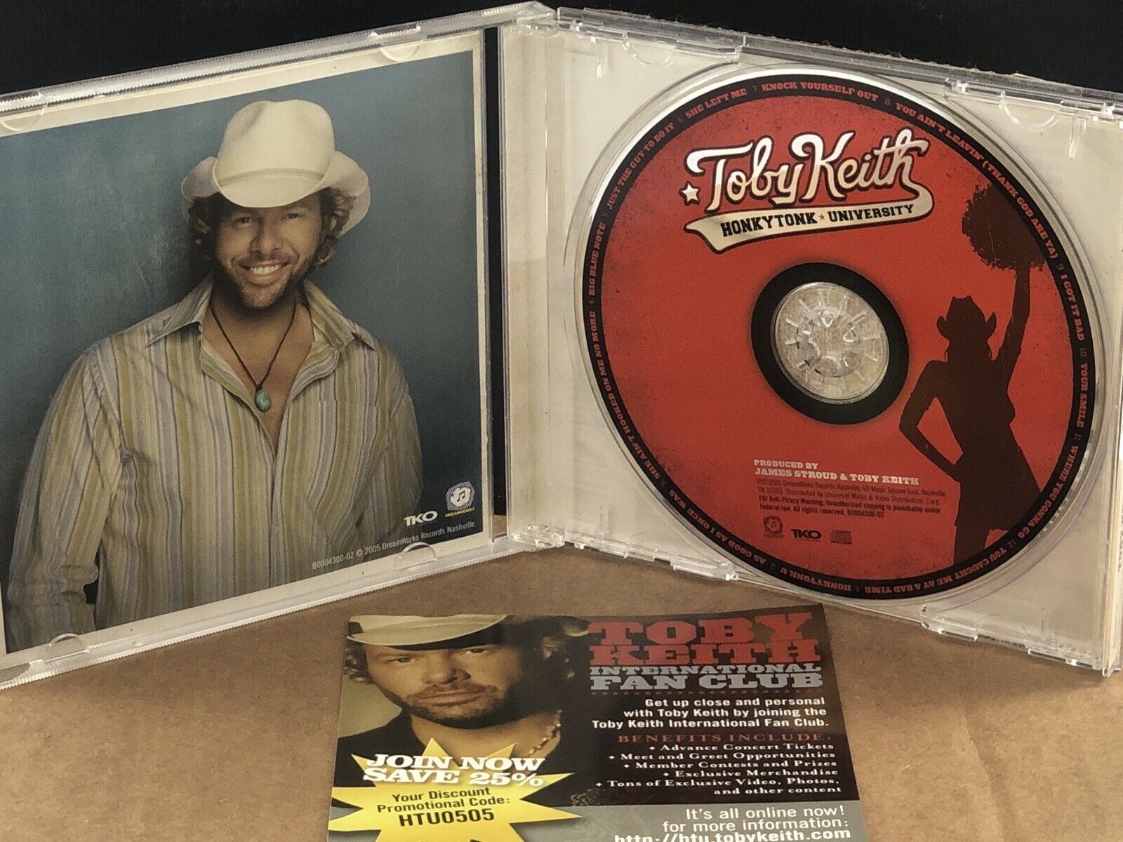 Toby Keith, Honky Tonk University CD, MULTIPLE CD'S SHIP FREE, SEE STORE!!! - Helia Beer Co