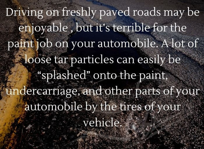 What Causes Tar to Get Stuck to a Car