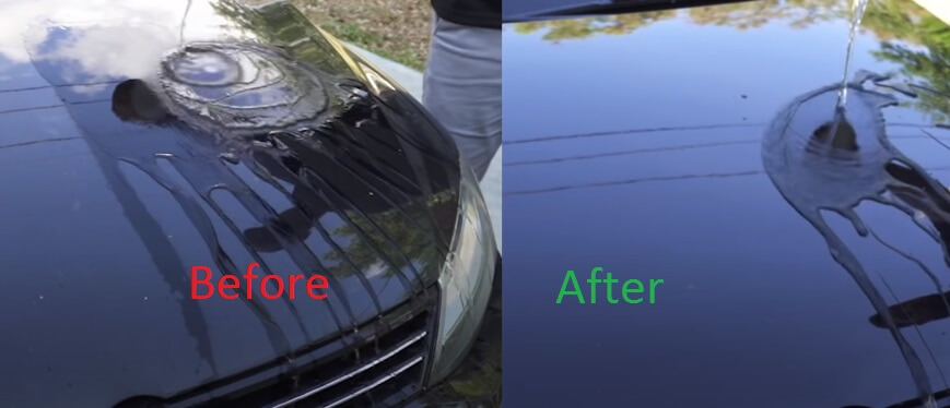 Before After Car Wax