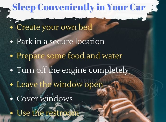 Sleep Conveniently in Your Car