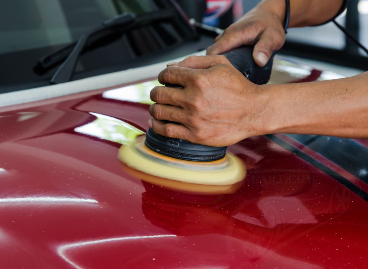 buffing car scratches