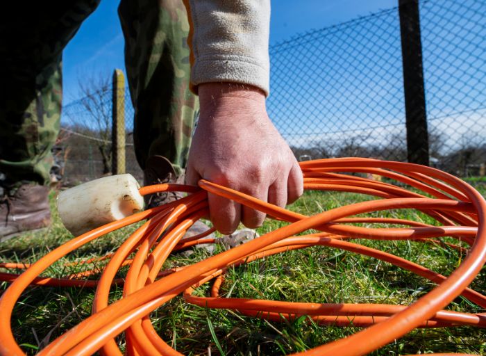 extension cord with a generator