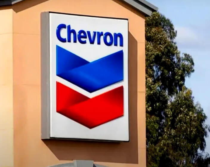 Chevron gas